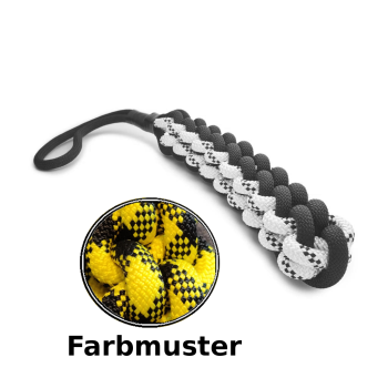 Preview: Schlepptau - XL - gelb mit schwarzen Kreuzen